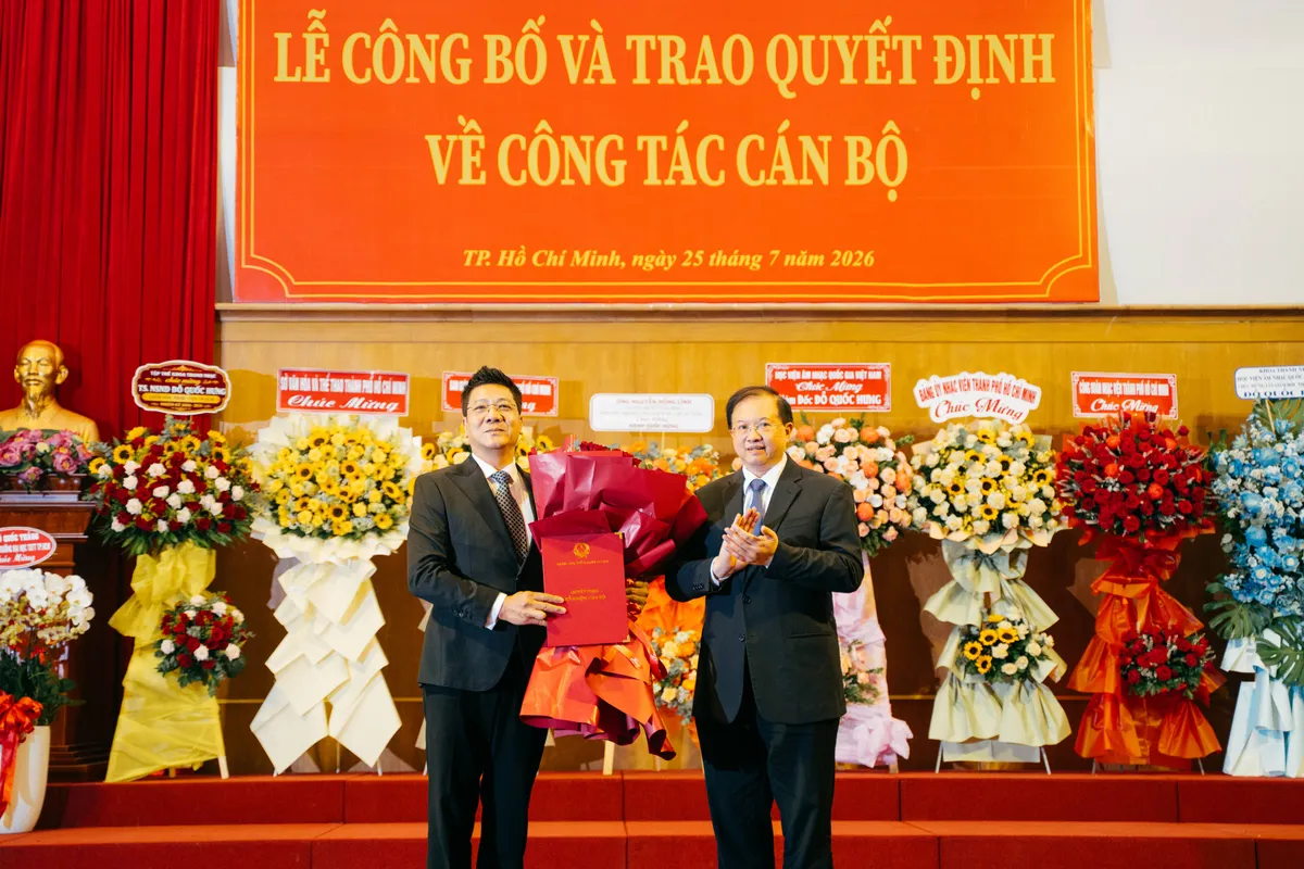 TS.NSND Đỗ Quốc Hưng được bổ nhiệm giữ chức Gi&aacute;m đốc Nhạc viện Th&agrave;nh phố Hồ Ch&iacute; Minh - Ảnh 1.