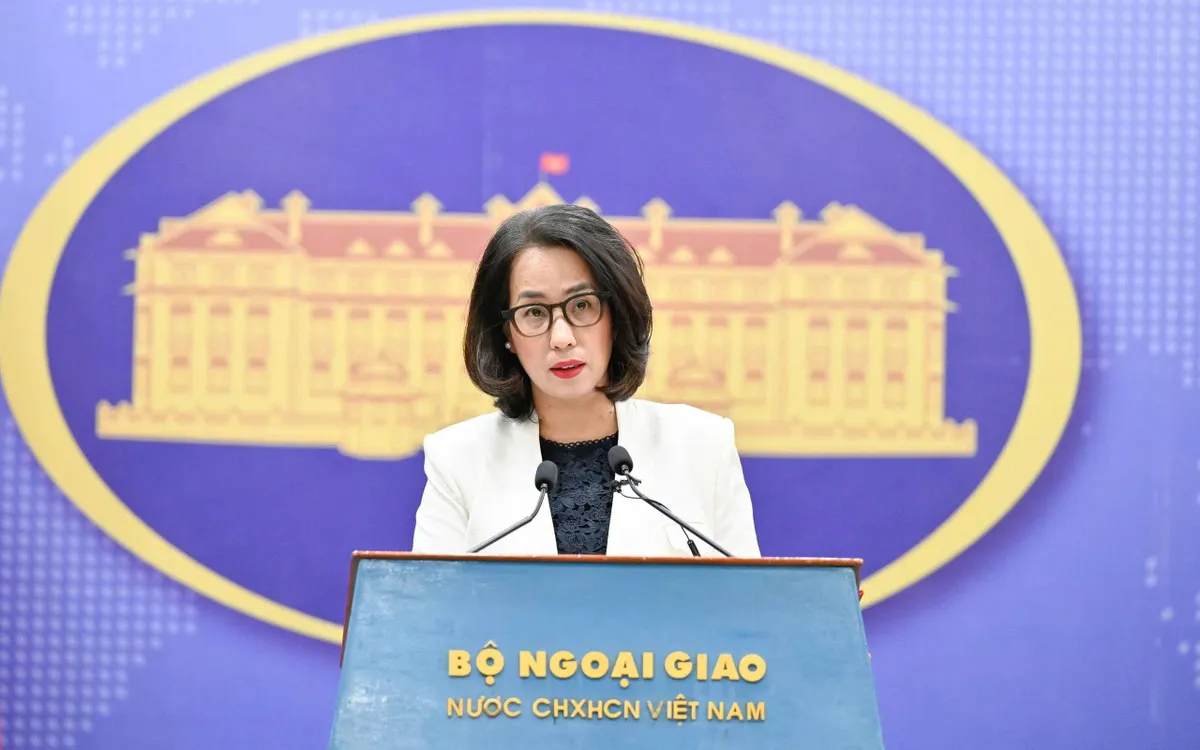 Người Phát ngôn Bộ Ngoại giao Phạm Thu Hằng. (Ảnh: BNG)