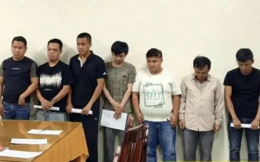 Một số đối tượng liên quan tại cơ quan Công an.