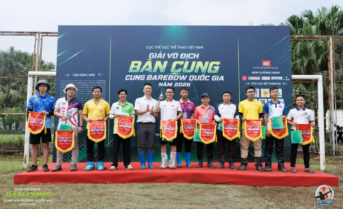 Giải vô địch Bắn cung Barebow và Cự ly quốc gia 2026 quy tụ các xạ thủ hàng đầu- Ảnh 7.