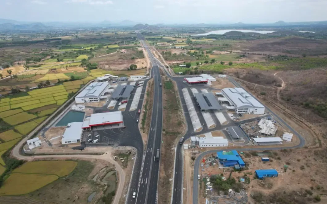 Trạm dừng nghỉ trên cao tốc Vĩnh Hảo-Phan Thiết đã được chấp thuận đưa vào vận hành, khai thác. (Ảnh: Cục Đường bộ Việt Nam)