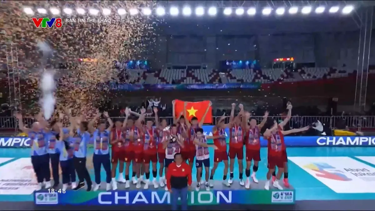 Thắng nghẹt thở Th&aacute;i Lan, tuyển b&oacute;ng chuyền nam Việt Nam v&ocirc; địch SEA V.Cup 2026- Ảnh 2.