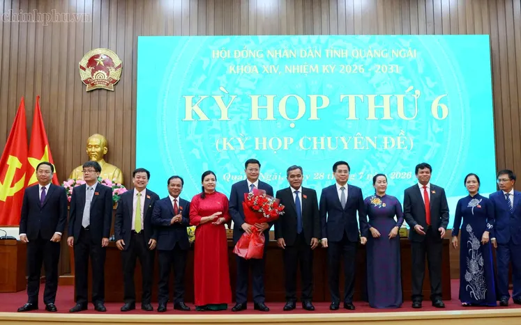 Đồng chí Nguyễn Đức Tâm được giữ chức Chủ tịch UBND tỉnh Quảng Ngãi, nhiệm kỳ 2026-2031 - Ảnh: VGP