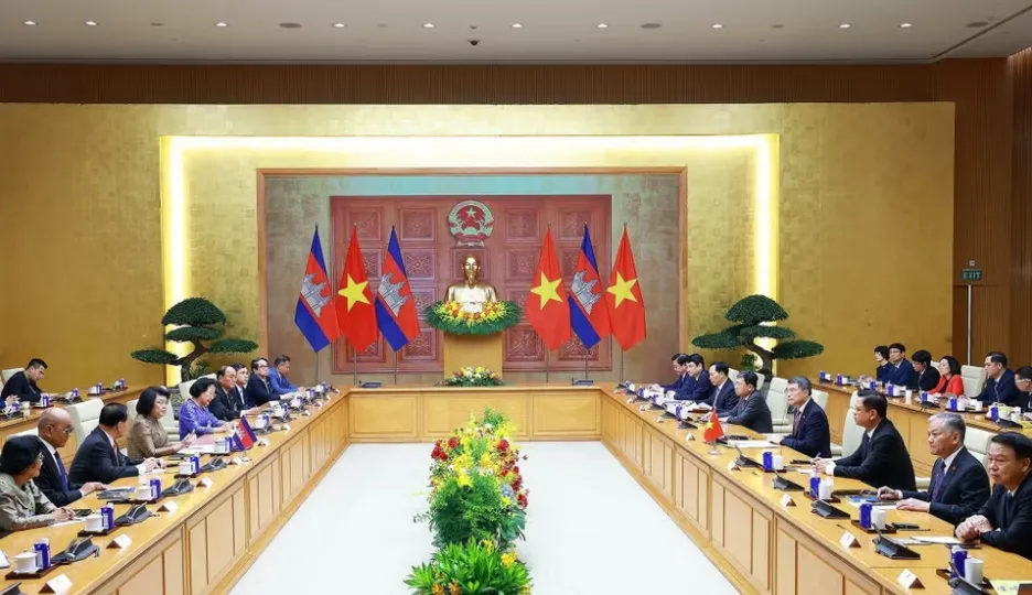 Th&uacute;c đẩy kết nối hai nền kinh tế Việt Nam - Campuchia - Ảnh 2.