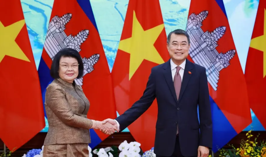 Th&uacute;c đẩy kết nối hai nền kinh tế Việt Nam - Campuchia - Ảnh 1.