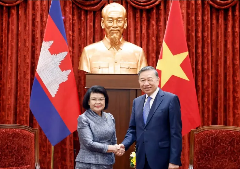 Quan hệ Việt Nam - Campuchia l&agrave; t&agrave;i sản chung v&ocirc; gi&aacute; cần tiếp tục vun đắp - Ảnh 1.
