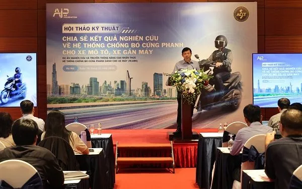 Nghiên cứu mới đánh giá tiềm năng của hệ thống chống bó cứng phanh ABS đối với xe mô tô tại Việt Nam