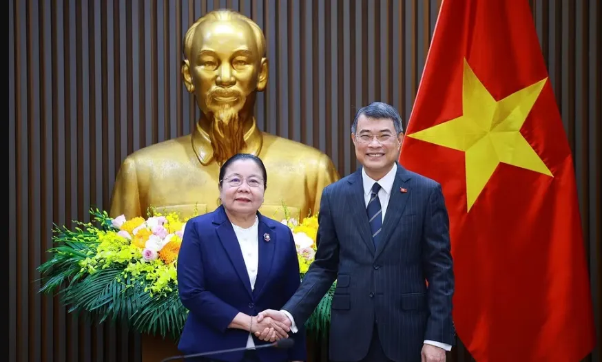 Thủ tướng L&ecirc; Minh Hưng tiếp Trưởng Ban Tổ chức Trung ương Đảng Nh&acirc;n d&acirc;n C&aacute;ch mạng L&agrave;o - Ảnh 1.