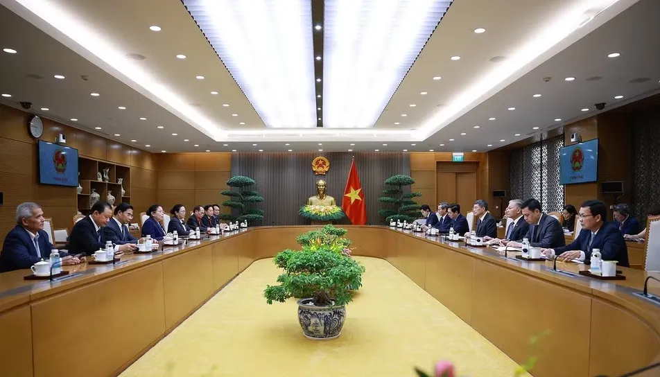 Thủ tướng L&ecirc; Minh Hưng tiếp Trưởng Ban Tổ chức Trung ương Đảng Nh&acirc;n d&acirc;n C&aacute;ch mạng L&agrave;o - Ảnh 3.