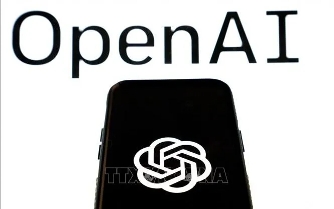 Biểu tượng ChatGPT của Công ty OpenAI tại một văn phòng ở Washington DC. Ảnh: philstar.com/TTXVN