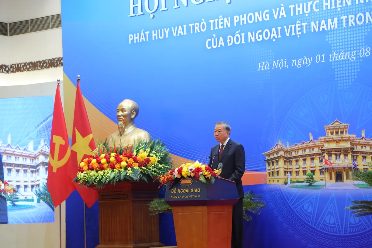 Ph&aacute;t biểu của Tổng B&iacute; thư, Chủ tịch nước T&ocirc; L&acirc;m tại Hội nghị Ngoại giao lần thứ 33 - Ảnh 2.