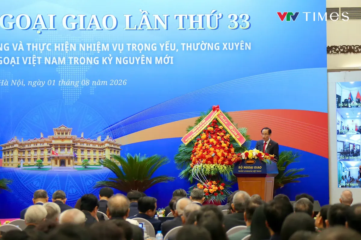 Tổng B&iacute; thư, Chủ tịch nước T&ocirc; L&acirc;m dự phi&ecirc;n khai mạc Hội nghị Ngoại giao lần thứ 33 - Ảnh 3.