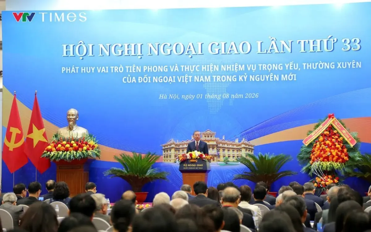 Tổng Bí thư, Chủ tịch nước Tô Lâm phát biểu chỉ đạo Hội nghị Ngoại giao lần thứ 33