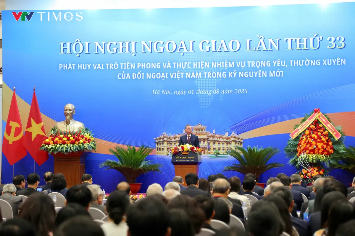 Tổng Bí thư, Chủ tịch nước: Đưa ngoại giao phục vụ phát triển đi vào chiều sâu, lấy hiệu quả thực chất làm thước đo - Ảnh 1.