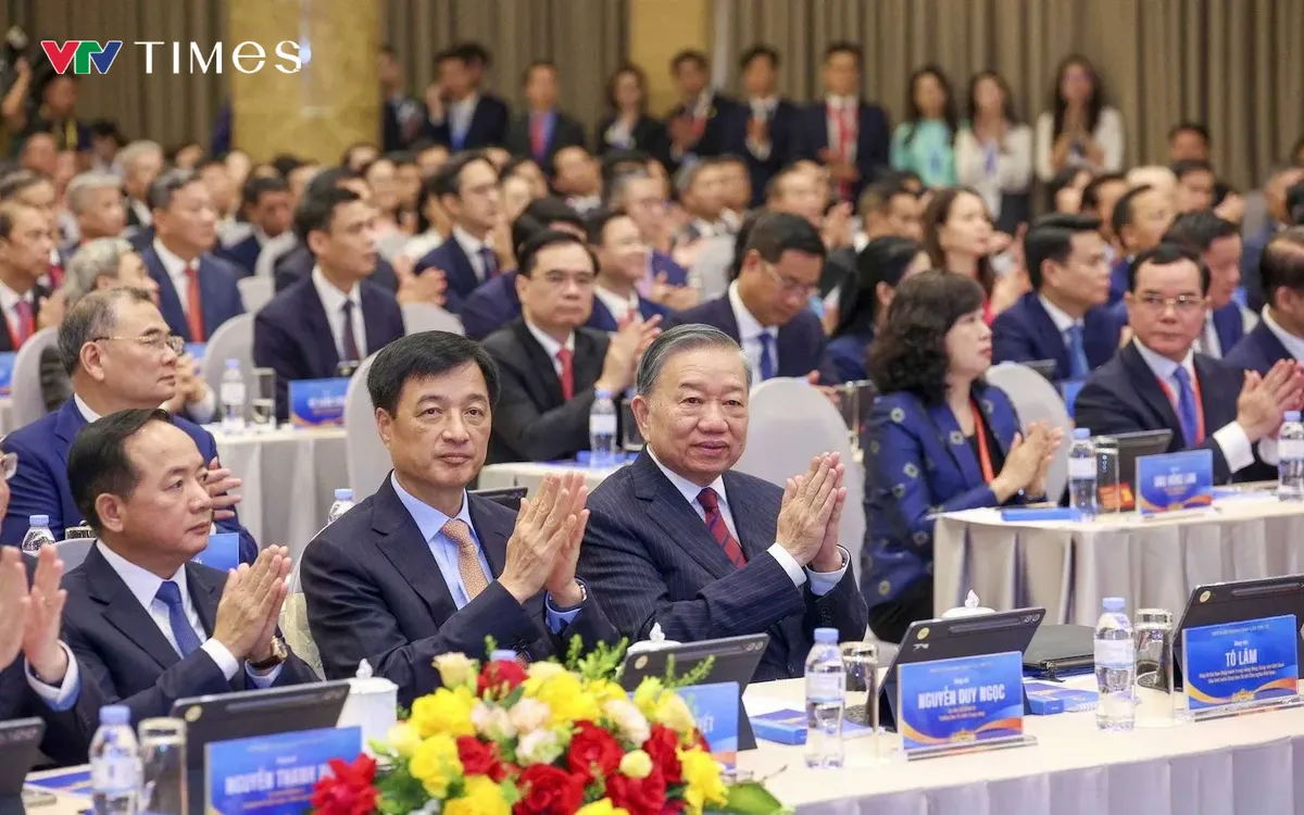 Tổng Bí thư, Chủ tịch nước Tô Lâm và các đại biểu tham dự Hội nghị. Ảnh: Anh Minh