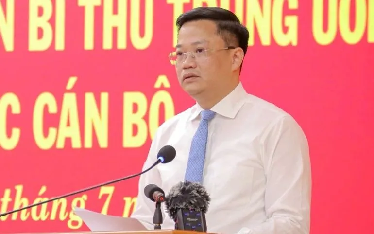 Ông Nguyễn Đức Tâm - Tân Chủ tịch UBND tỉnh Quảng Ngãi - Ảnh: VGP