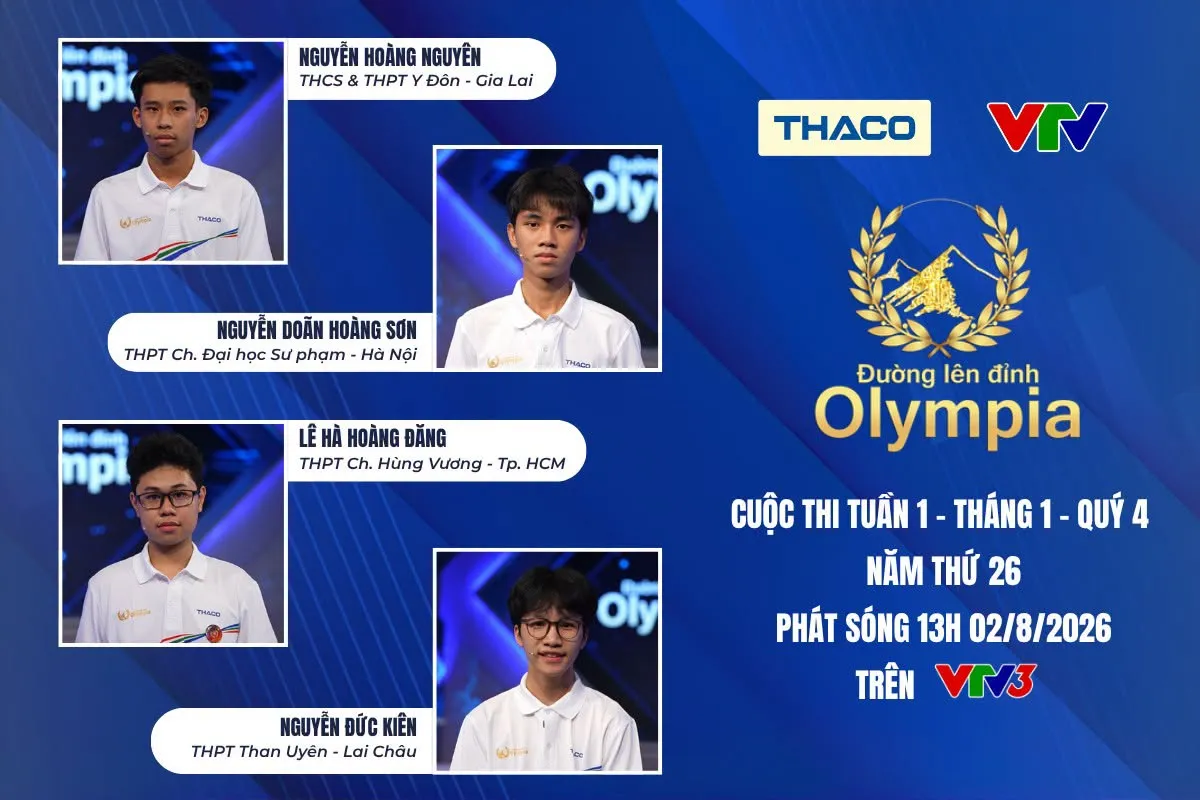 Đường lên đỉnh Olympia: Bản lĩnh ở chặng Về đích giúp nam sinh Hà Nội bứt tốc giành vòng nguyệt quế- Ảnh 1.