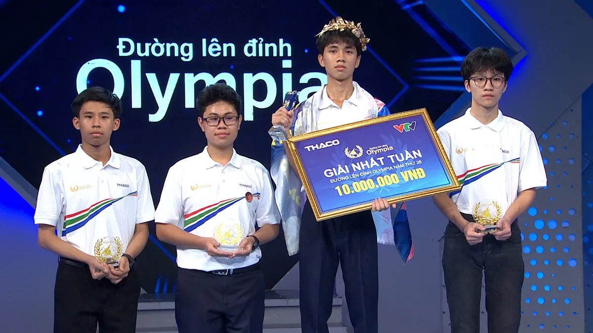 Đường lên đỉnh Olympia: Bản lĩnh ở chặng Về đích giúp nam sinh Hà Nội bứt tốc giành vòng nguyệt quế- Ảnh 6.