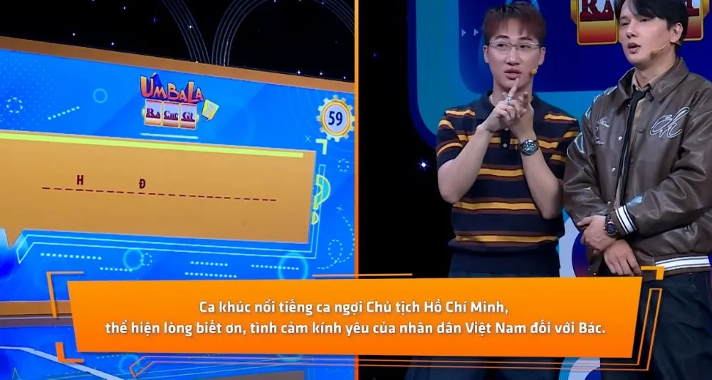 Úm ba la ra chữ gì: Khắc Minh - Lâm Nguyễn thắng nghẹt thở sau câu hỏi phụ - Ảnh 2.
