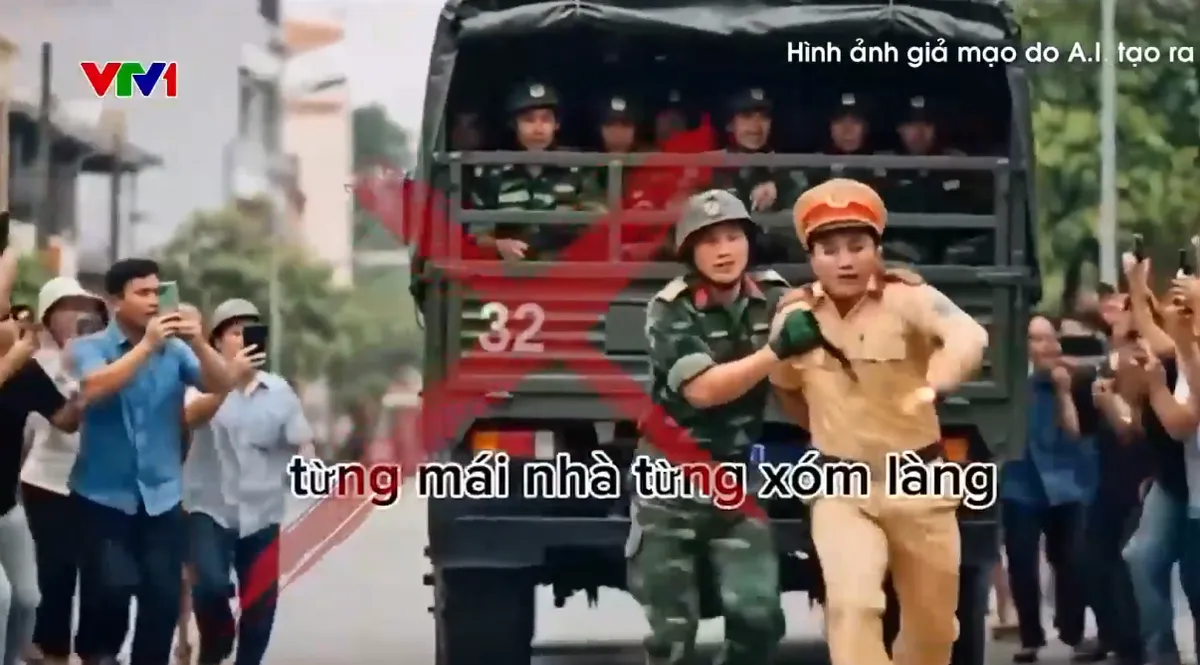 Xử lý nghiêm hàng trăm tài khoản sử dụng AI tạo dựng tin giả - Ảnh 1.