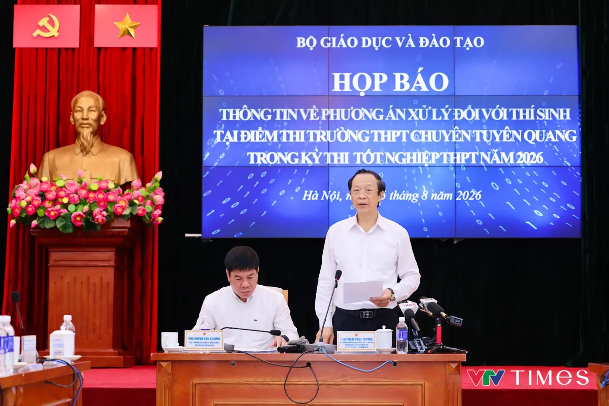Bộ GD&ĐT: Thi lại tại Tuyên Quang không ảnh hưởng quyền lợi thí sinh - Ảnh 2.
