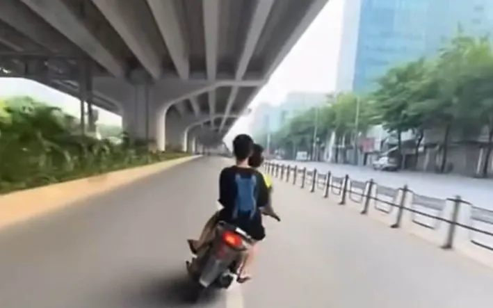 Hình ảnh vi phạm được đăng trên mạng xã hội. Ảnh: Công an TP Hà Nội