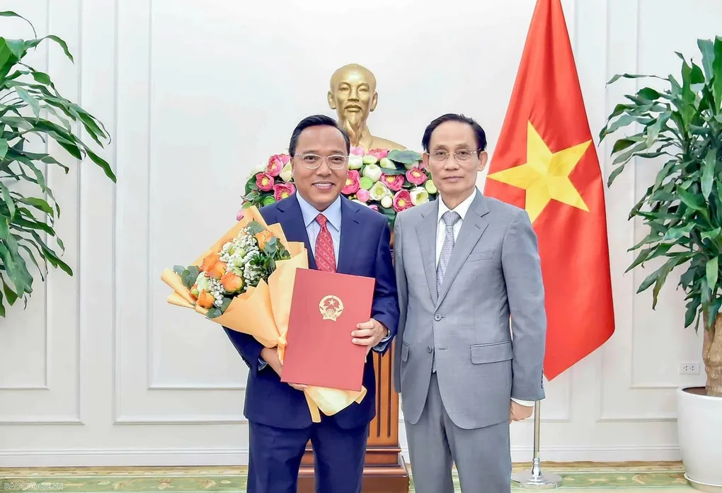 Thủ tướng bổ nhiệm 2 Thứ trưởng Bộ Ngoại giao - Ảnh 1.