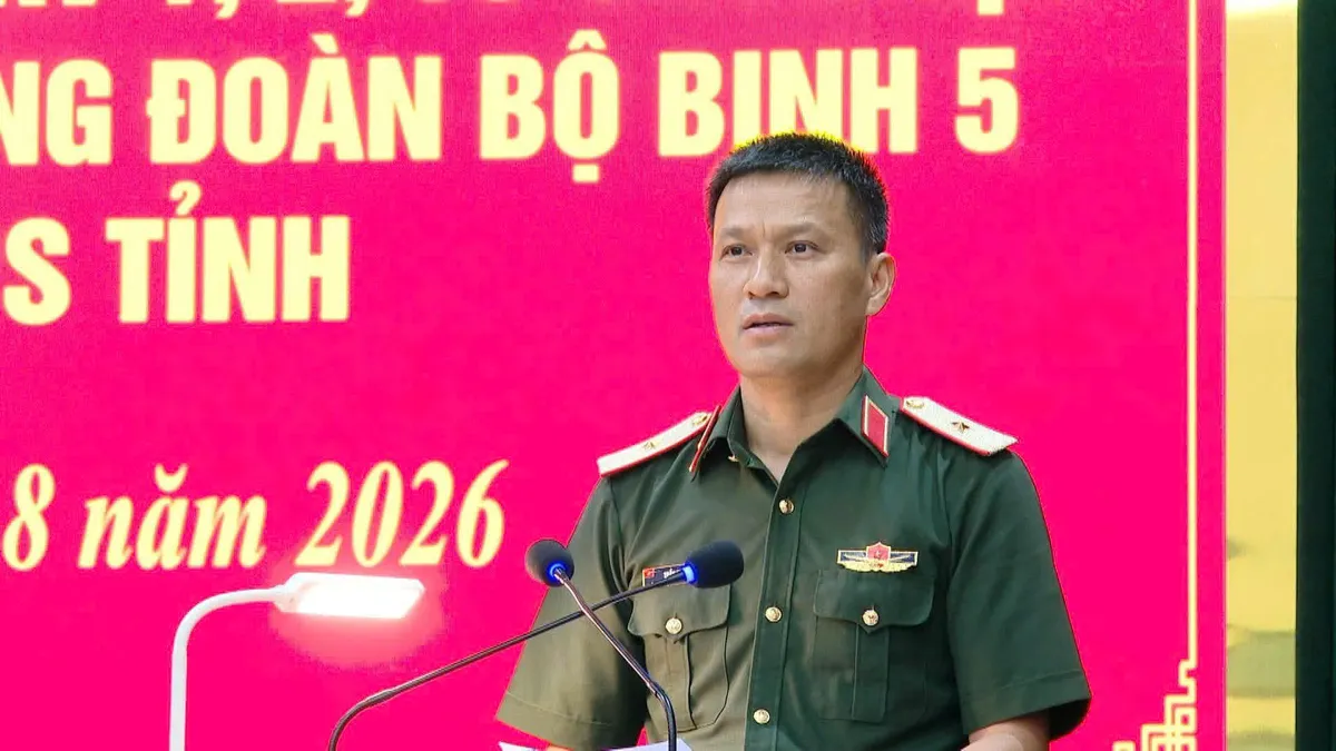 Thái Nguyên: Công bố thành lập Trung đoàn bộ binh trực thuộc tỉnh - Ảnh 1.