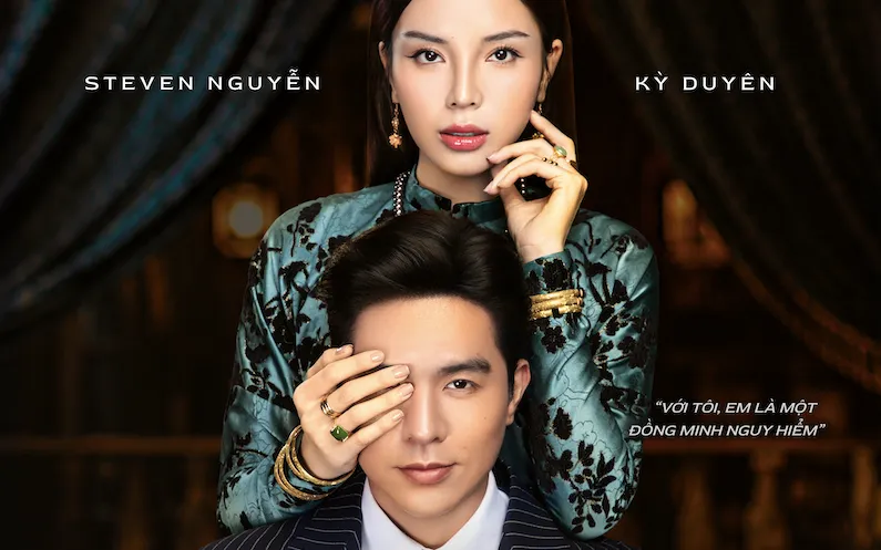 Kỳ Duyên và Steven Nguyễn trong poster phim mới. (Ảnh: NVCC)