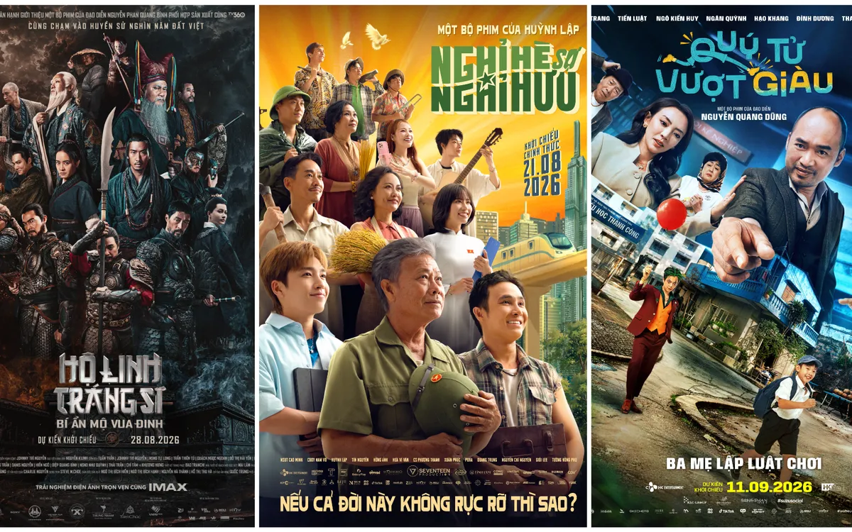 Poster các bộ phim chiếu 2/9 (Ảnh: ĐPCC)