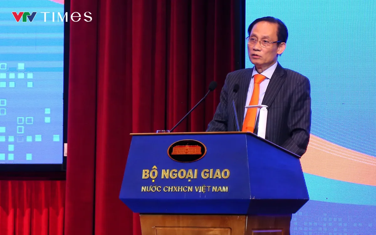 Bộ trưởng Bộ Ngoại giao Lê Hoài Trung phát biểu bế mạc Hội nghị Ngoại giao lần thứ 33