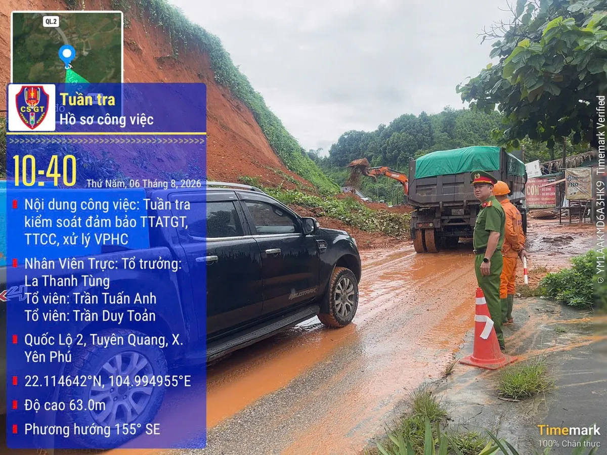 Tuy&ecirc;n Quang khẩn trương khắc phục sạt lở tr&ecirc;n c&aacute;c tuyến giao th&ocirc;ng - Ảnh 3.