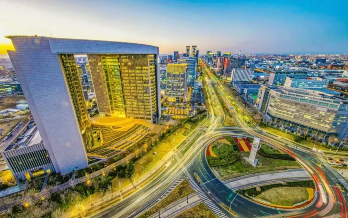 Khu Phát triển Kinh tế-Công nghệ (E-Town) Bắc Kinh. Ảnh: TTXVN 