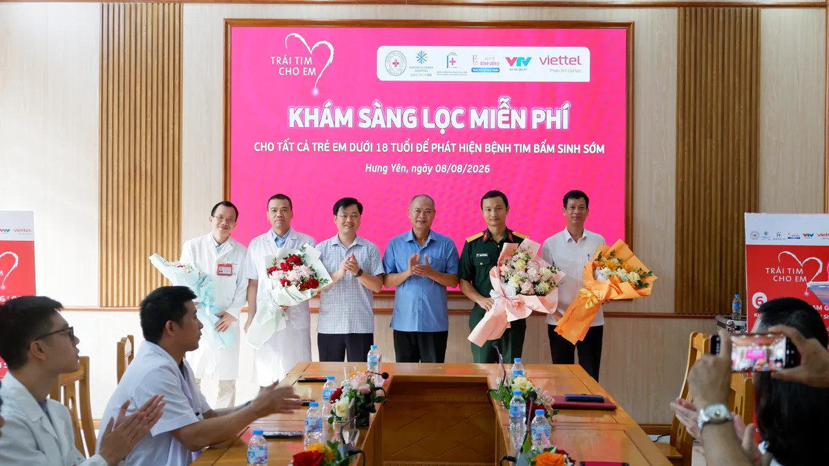 Gần 1 tỷ đồng dự kiến hỗ trợ trẻ kh&oacute; khăn mắc tim bẩm sinh tại Hưng Y&ecirc;n - Ảnh 1.