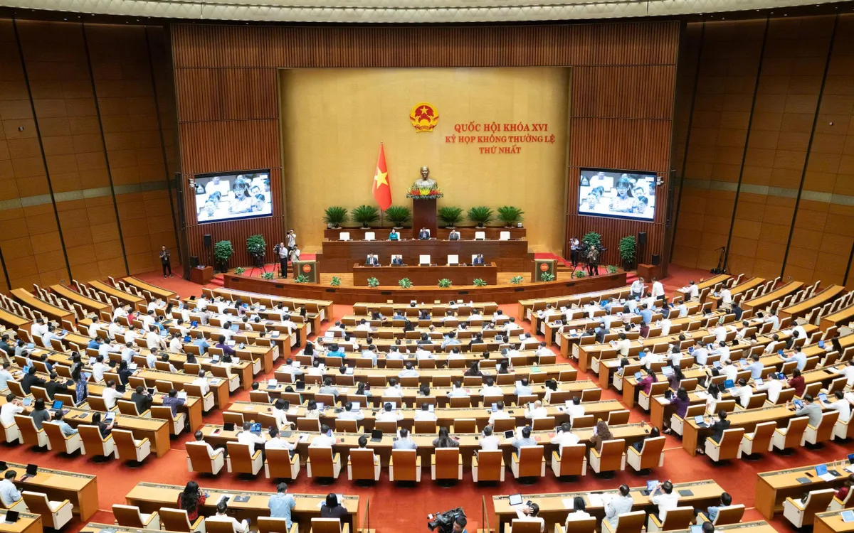 Quang cảnh Phiên họp sáng 11/8. Ảnh: quochoi.vn