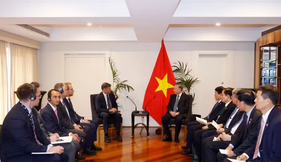 Tổng Bí thư, Chủ tịch nước Tô Lâm tiếp Lãnh đạo Liên đảng Tự do - Quốc gia Australia - Ảnh 2.