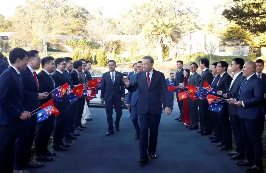 Tổng Bí Thư, Chủ tịch nước thăm cộng đồng người Việt tại Australia - Ảnh 1.