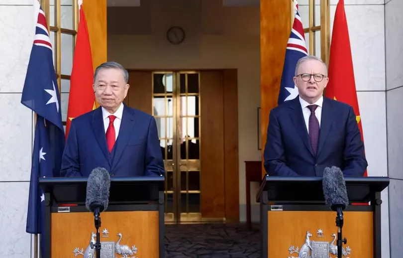 Tuyên bố chung về làm sâu sắc quan hệ Đối tác Chiến lược Toàn diện Việt Nam - Australia - Ảnh 1.
