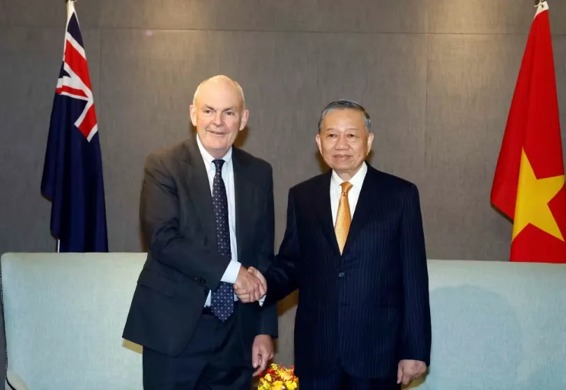 Tổng Bí thư, Chủ tịch nước Tô Lâm tiếp Quyền Chủ tịch Hội Hữu nghị New Zealand - Việt Nam - Ảnh 1.