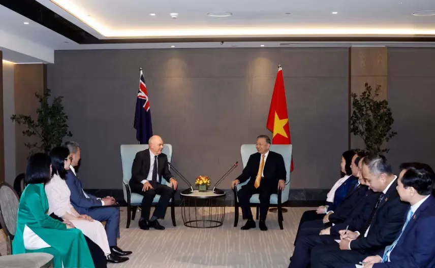 Tổng Bí thư, Chủ tịch nước Tô Lâm tiếp Quyền Chủ tịch Hội Hữu nghị New Zealand - Việt Nam - Ảnh 2.