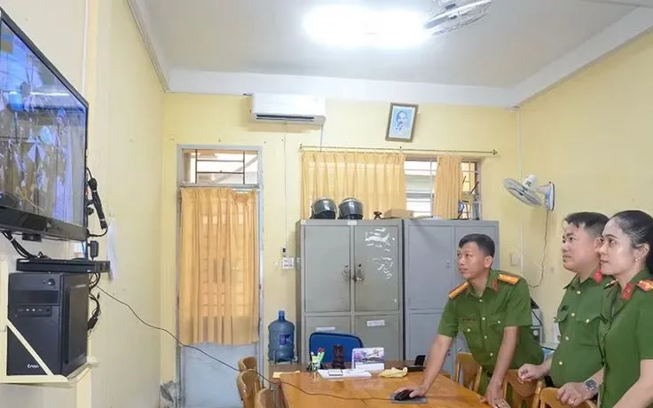 Công an địa phương đã thành lập, lắp đặt hệ thống camera ở hầu hết các xã, phường trên địa bàn tỉnh. Ảnh: TTXVN 