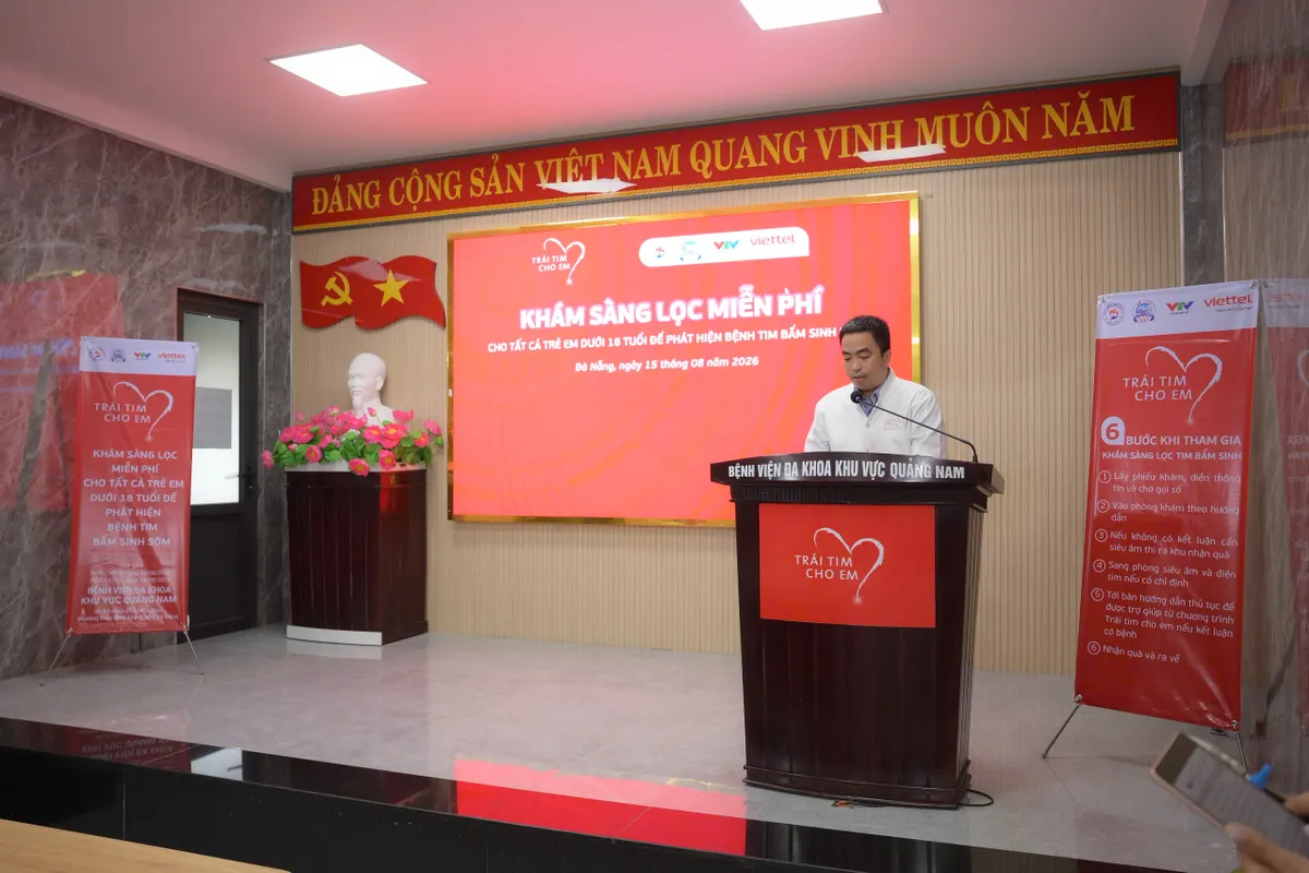 Khai mạc chương tr&igrave;nh kh&aacute;m s&agrave;ng lọc tim bẩm sinh miễn ph&iacute; cho trẻ em tại Đ&agrave; Nẵng- Ảnh 5.