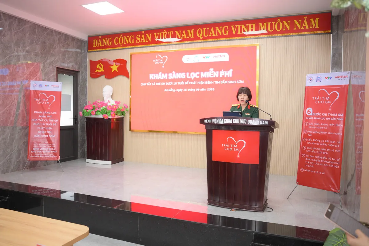 Khai mạc chương tr&igrave;nh kh&aacute;m s&agrave;ng lọc tim bẩm sinh miễn ph&iacute; cho trẻ em tại Đ&agrave; Nẵng- Ảnh 4.