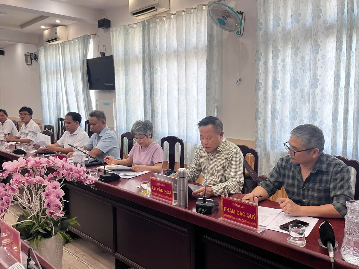 Khảo s&aacute;t c&ocirc;ng t&aacute;c bảo tồn nghệ thuật gốm của người Chăm tại B&agrave;u Tr&uacute;c phục vụ x&acirc;y dựng B&aacute;o c&aacute;o quốc gia gửi UNESCO - Ảnh 1.