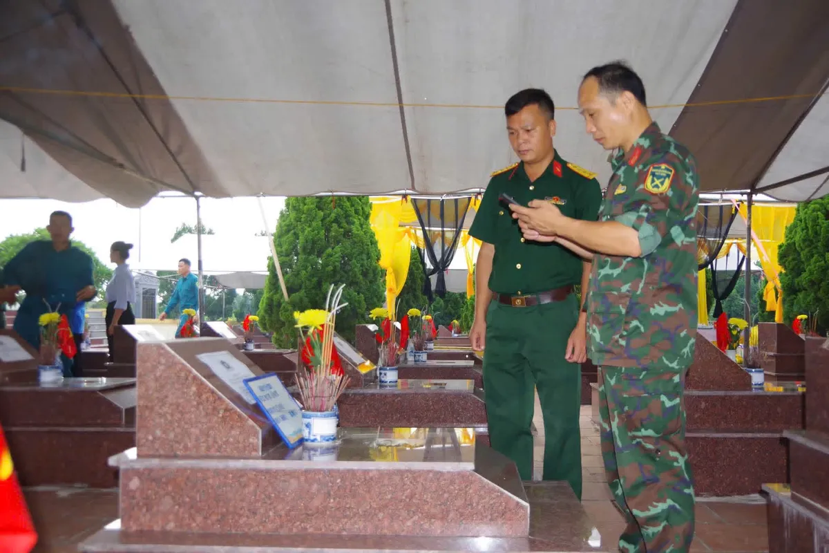 Th&aacute;i Nguy&ecirc;n: Lấy mẫu ADN 65 h&agrave;i cốt liệt sĩ v&agrave; tổ chức chuỗi hoạt động tri &acirc;n- Ảnh 1.