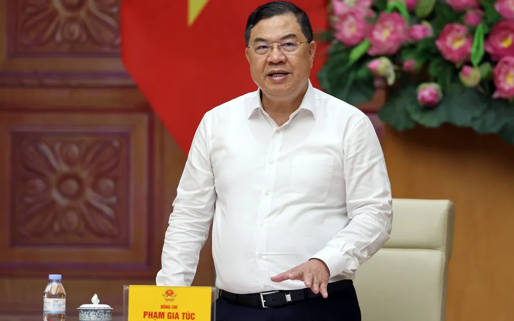 Phó Thủ tướng Thường trực Phạm Gia Túc chủ trì hội nghị rà soát các biện pháp thúc đẩy xuất khẩu, kiểm soát nhập siêu - Ảnh: chinhphu.vn/Phương Nguyên