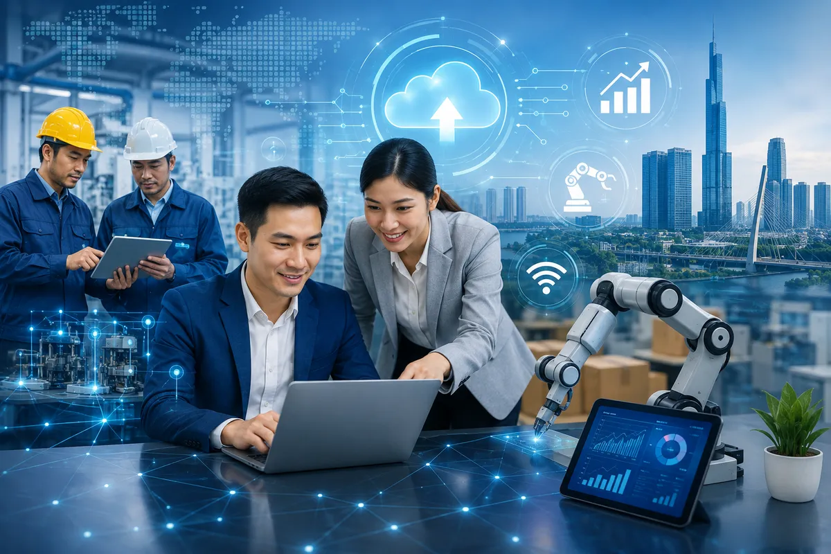 Hỗ trợ 200 doanh nghiệp xây dựng mô hình chuyển đổi số - Ảnh 1.