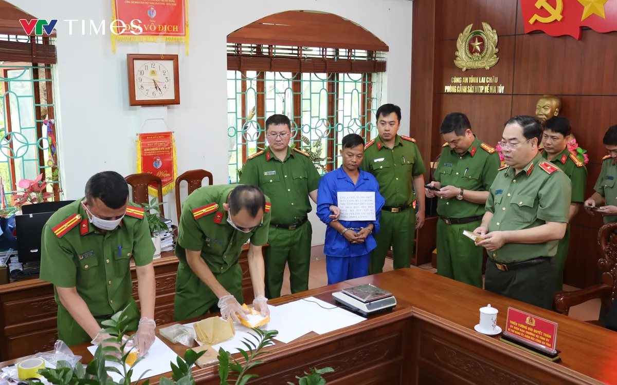 Lực lượng chức năng kiểm tra, lập hồ sơ xử lý tang vật thu giữ trong chuyên án 0826C.. Ảnh: Dương Duy