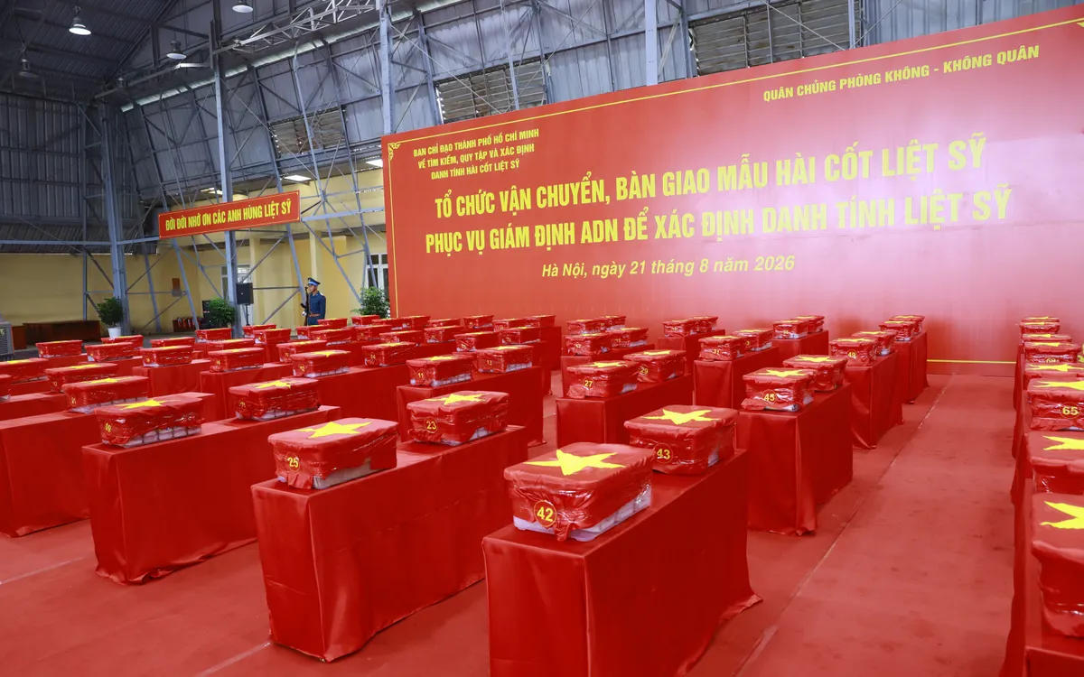Hơn 7.000 mẫu sinh phẩm h&agrave;i cốt liệt sĩ về H&agrave; Nội gi&aacute;m định ADN - Ảnh 9.