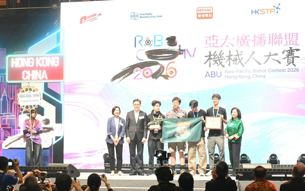 Vị trí Quán quân Cuộc thi Sáng tạo Robot (ABU Robocon 2026) thuộc về đội tuyển Hong Kong 1 đến từ Trường Đại học Hong Kong. 